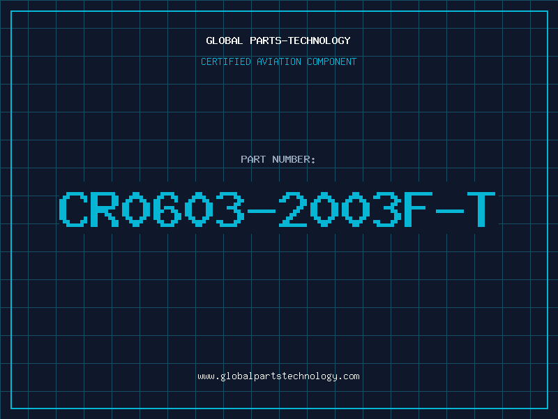 Aviation Part CR0603-2003F-T