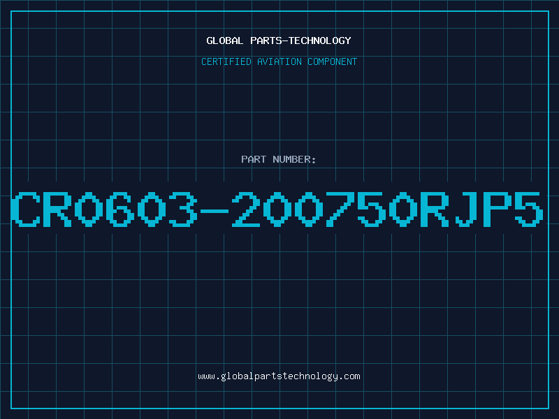 Aviation Part CR0603-200750RJP5