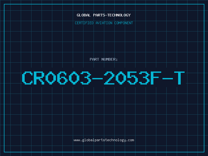 Aviation Part CR0603-2053F-T