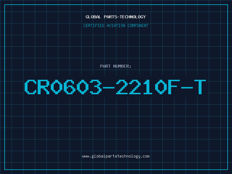 Aviation Part CR0603-2210F-T