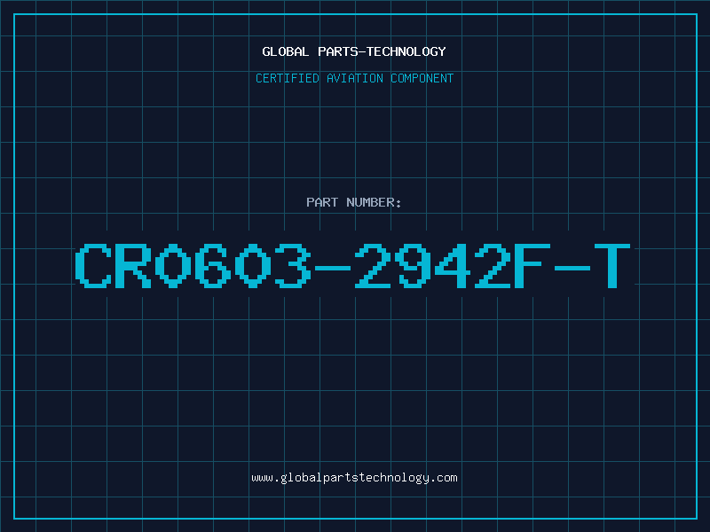 Aviation Part CR0603-2942F-T