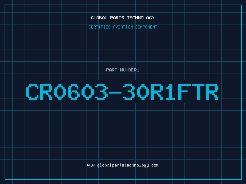 Aviation Part CR0603-30R1FTR