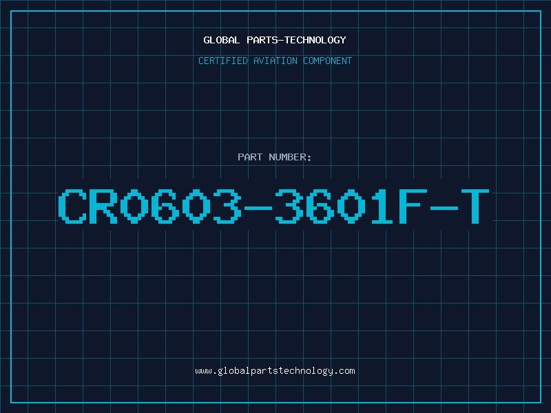 Aviation Part CR0603-3601F-T