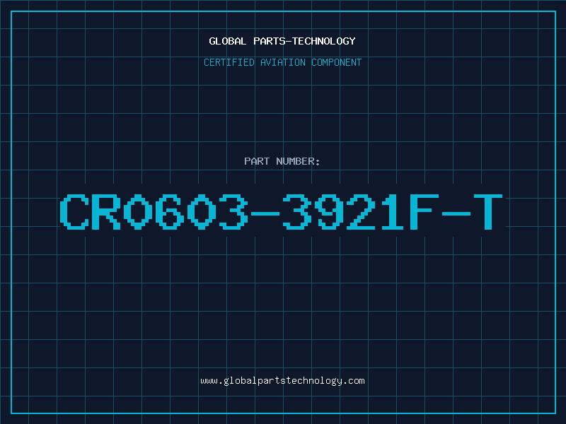 Aviation Part CR0603-3921F-T