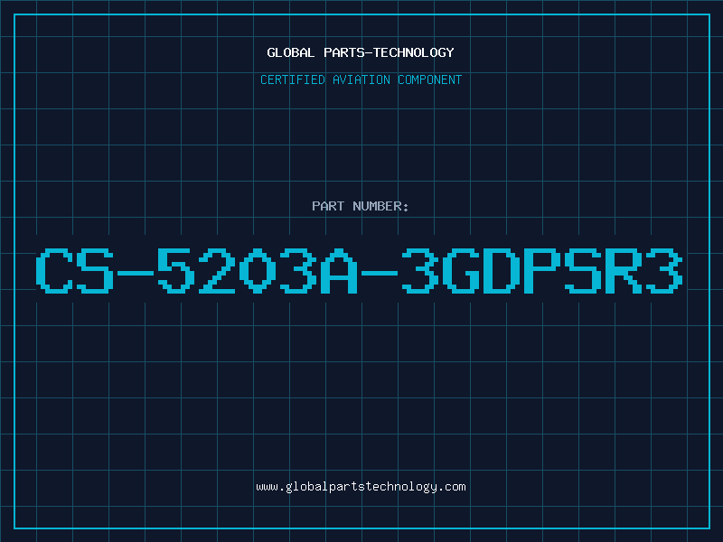 Aviation Part CS-5203A-3GDPSR3