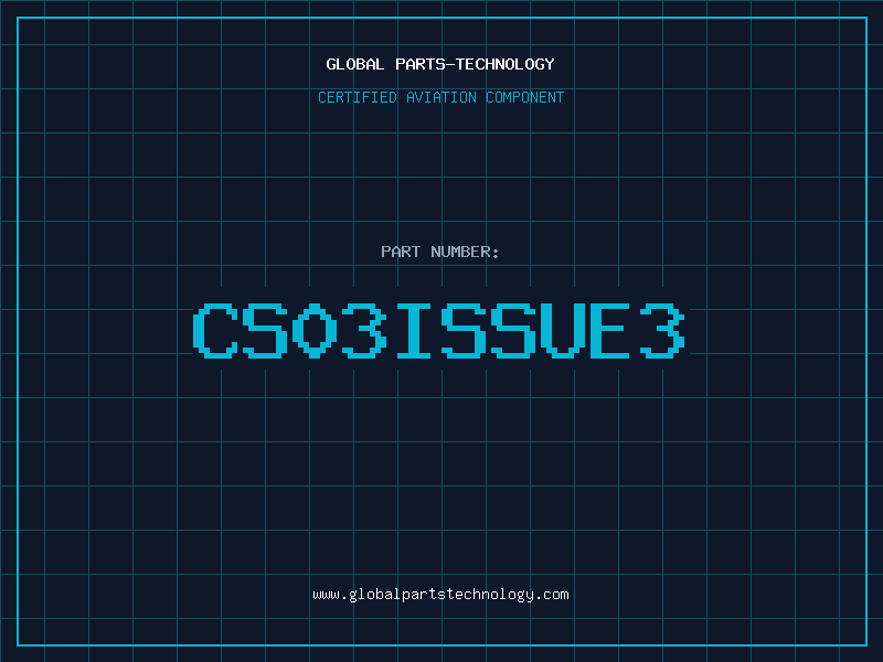 Aviation Part CS03ISSUE3