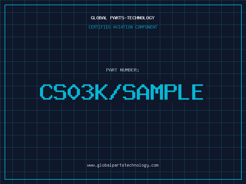 Aviation Part CS03K/SAMPLE