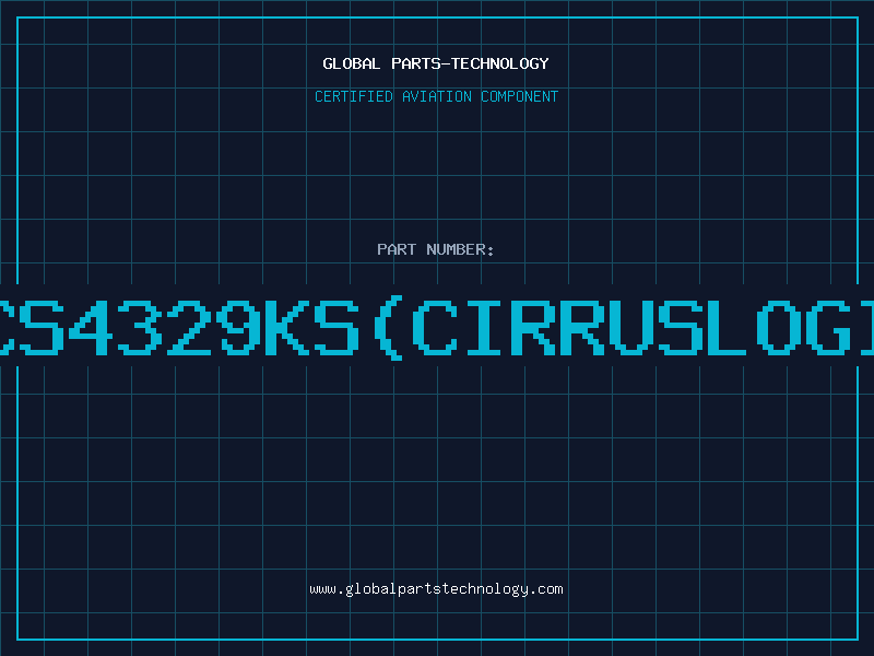 Aviation Part CS4329KSCIRRUSLOGI