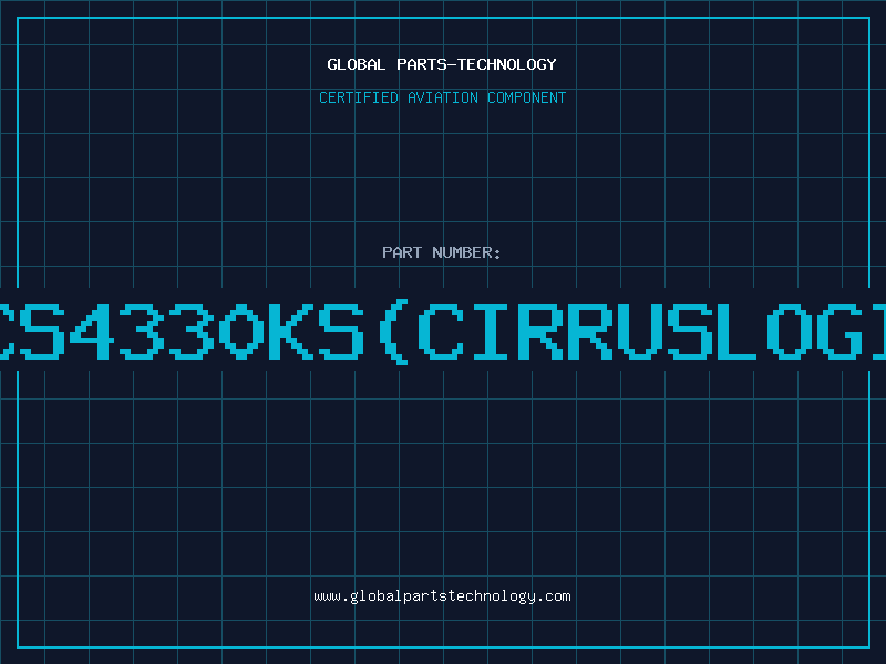 Aviation Part CS4330KS(CIRRUSLOGI