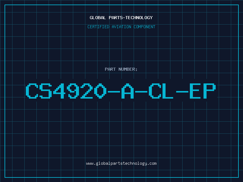 Aviation Part CS4920-A-CL-EP