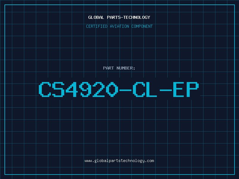 Aviation Part CS4920-CL-EP