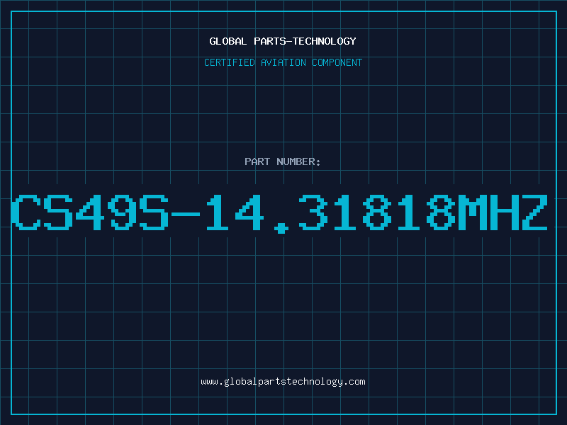 Aviation Part CS49S-14.31818MHZ
