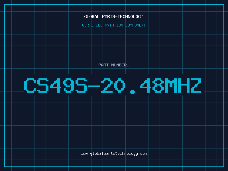 Aviation Part CS49S-20.48MHZ