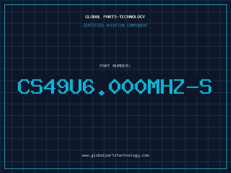 Aviation Part CS49U6.000MHZ-S