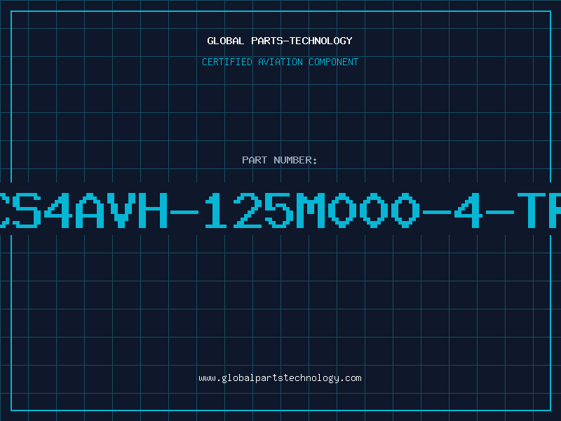 Aviation Part CS4AVH-125M000-4-TR