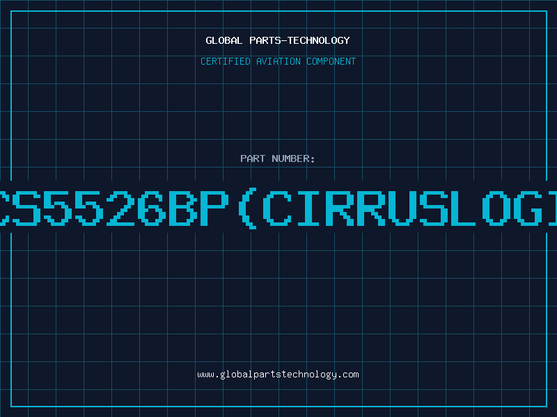 Aviation Part CS5526BPCIRRUSLOGI