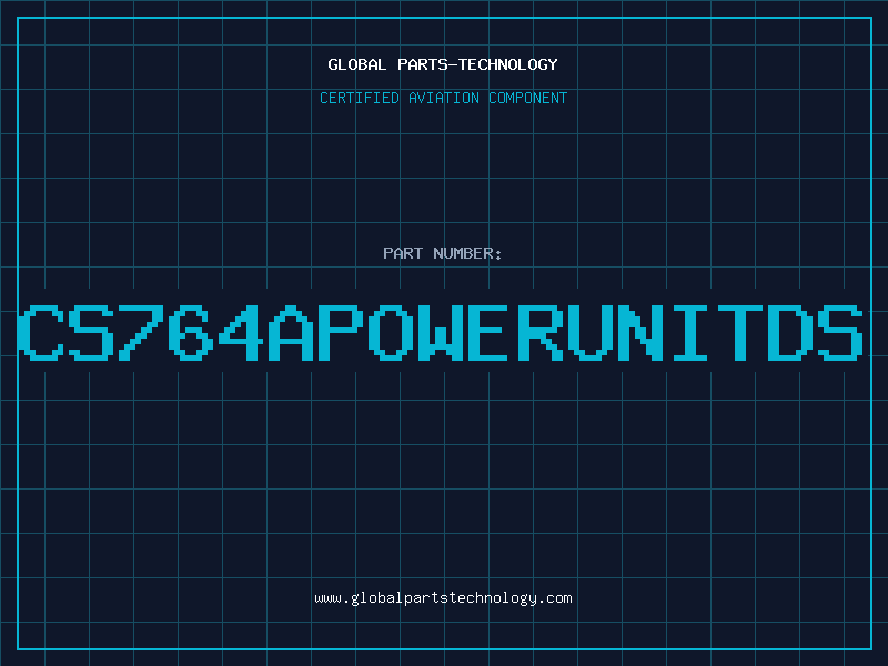 Aviation Part CS764APOWERUNITDS