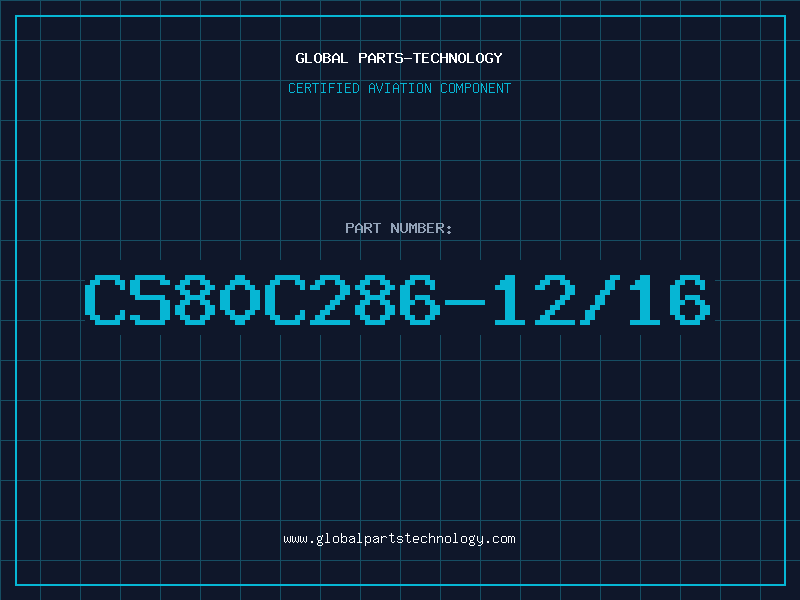 Aviation Part CS80C286-12/16