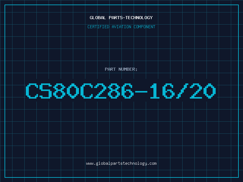 Aviation Part CS80C286-16/20