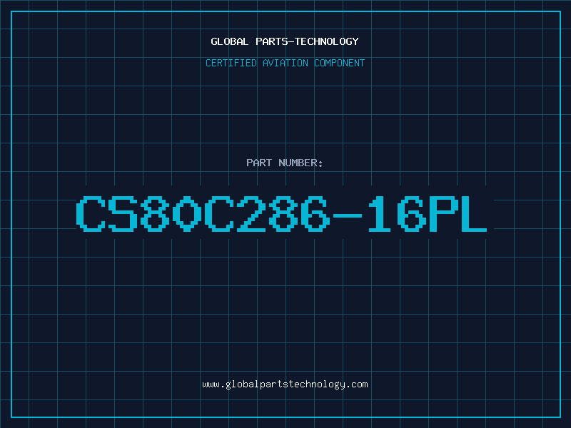 Aviation Part CS80C286-16PL