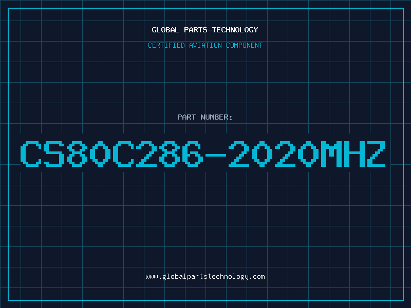 Aviation Part CS80C286-2020MHZ