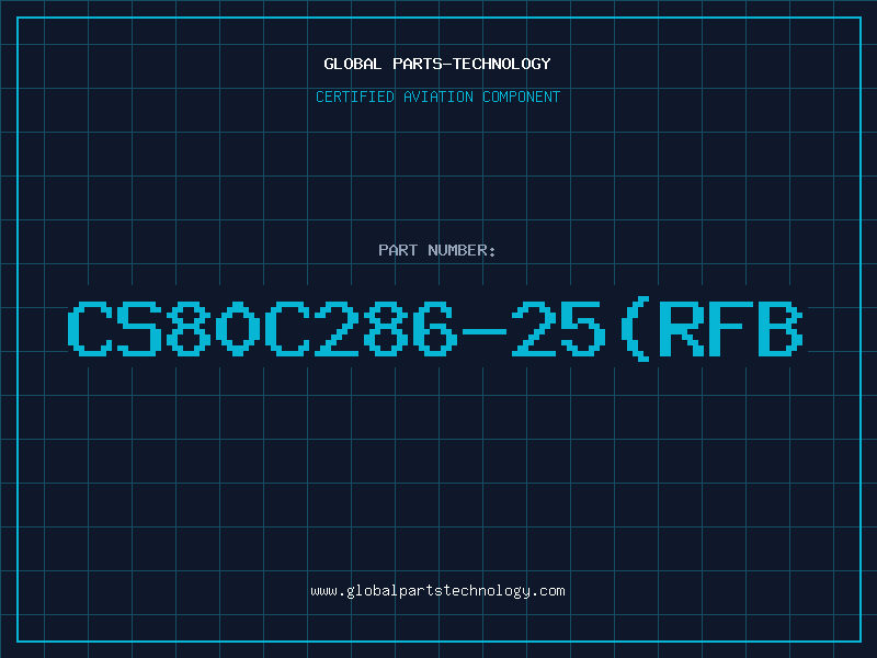 Aviation Part CS80C286-25(RFB