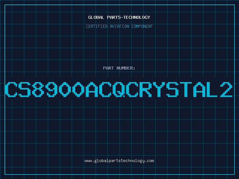 Aviation Part CS8900ACQCRYSTAL2