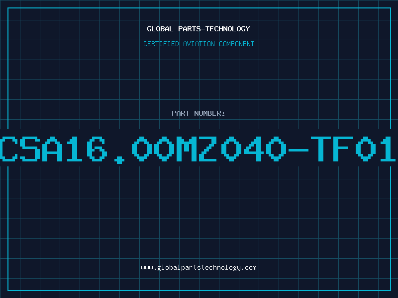 Aviation Part CSA16.00MZ040-TF01