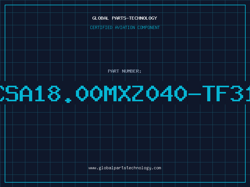 Aviation Part CSA18.00MXZ040-TF31