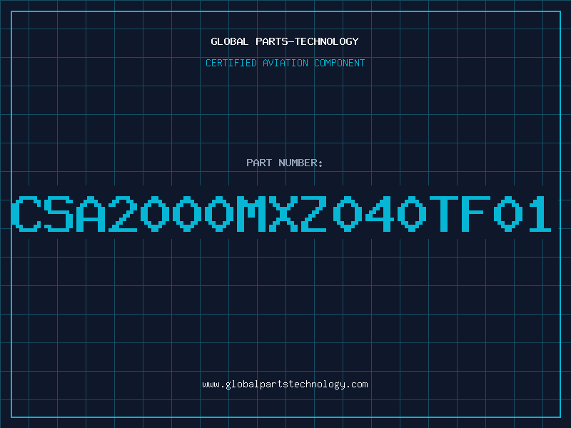 Aviation Part CSA2000MXZ040TF01