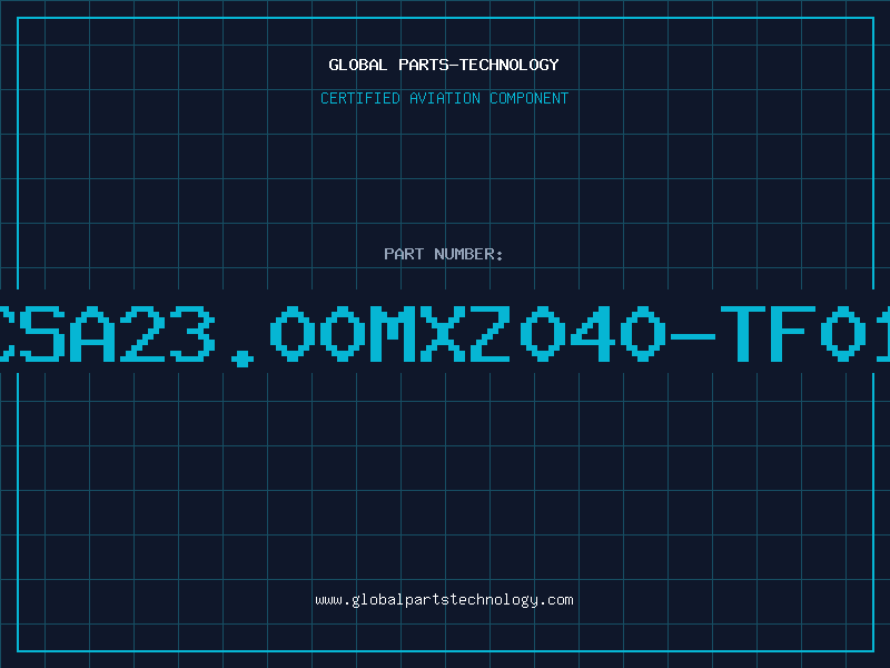 Aviation Part CSA23.00MXZ040-TF01
