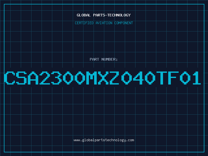 Aviation Part CSA2300MXZ040TF01