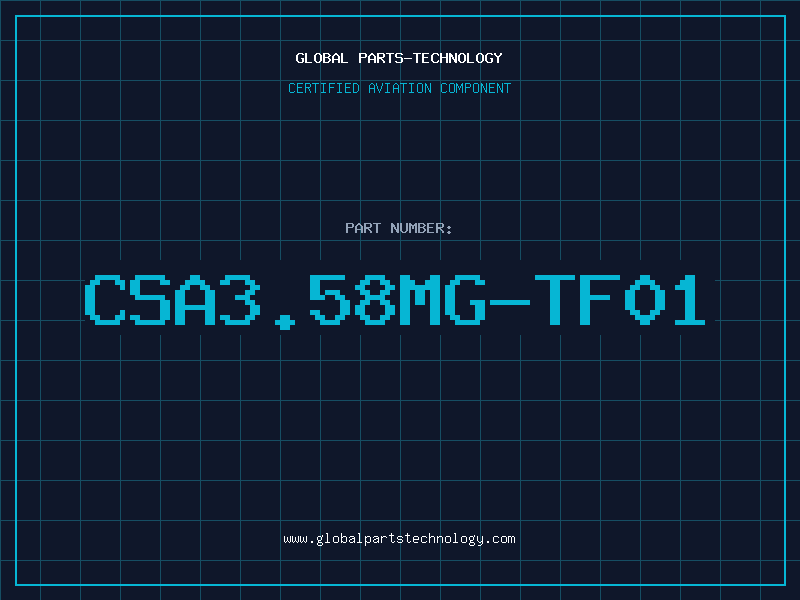 Aviation Part CSA3.58MG-TF01