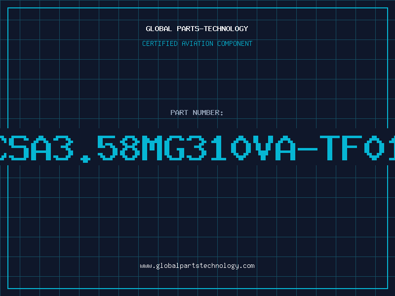 Aviation Part CSA3.58MG310VA-TF01