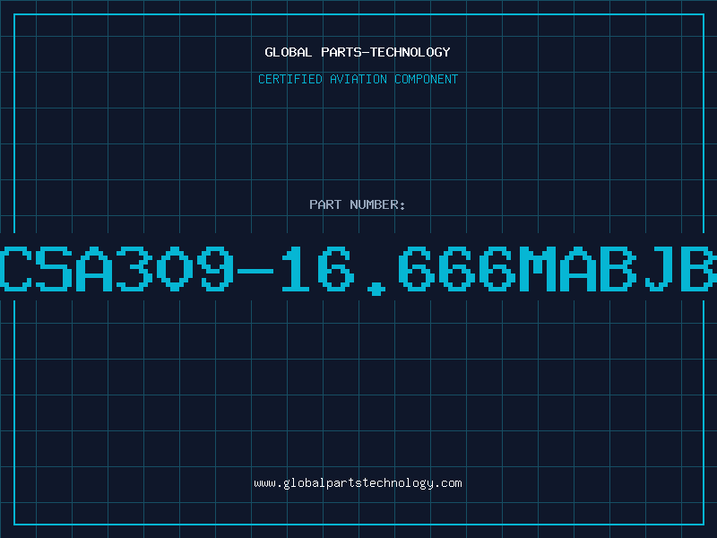Aviation Part CSA309-16.666MABJB