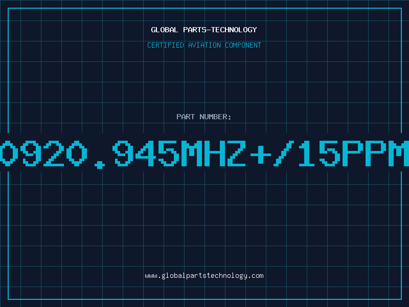 Aviation Part CSA30920.945MHZ+/15ppm20pF