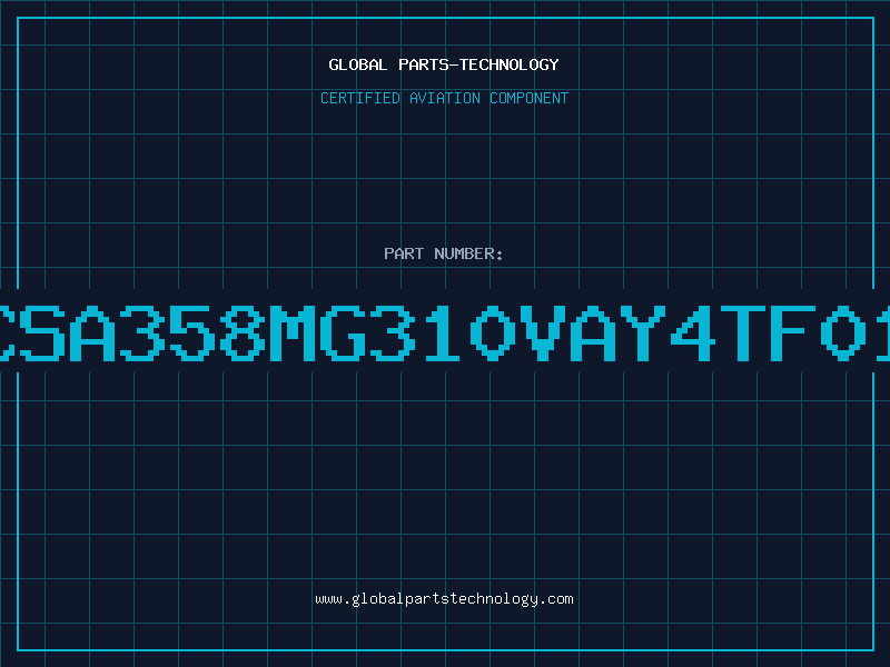 Aviation Part CSA358MG310VAY4TF01