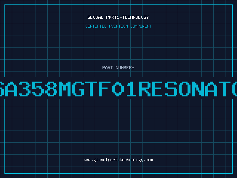 Aviation Part CSA358MGTF01Resonator