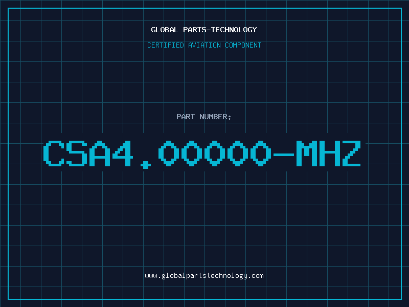 Aviation Part CSA4.00000-MHZ