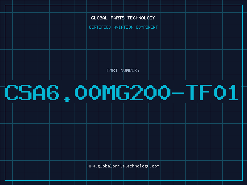 Aviation Part CSA6.00MG200-TF01