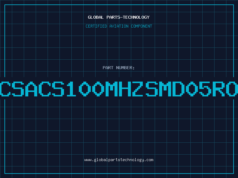 Aviation Part CSACS100MHZSMD05RO