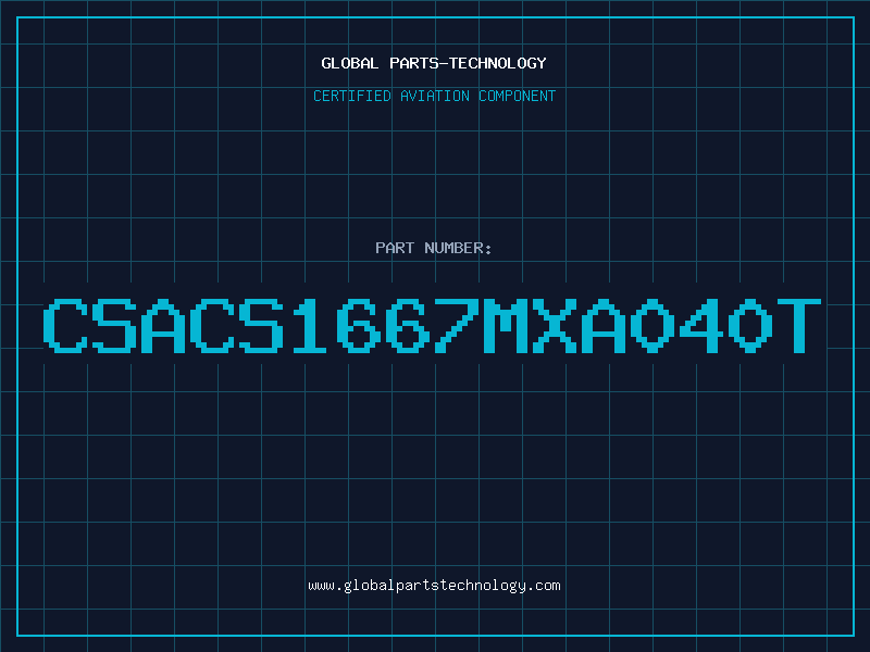 Aviation Part CSACS1667MXA040T