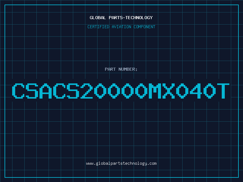 Aviation Part CSACS20000MX040T