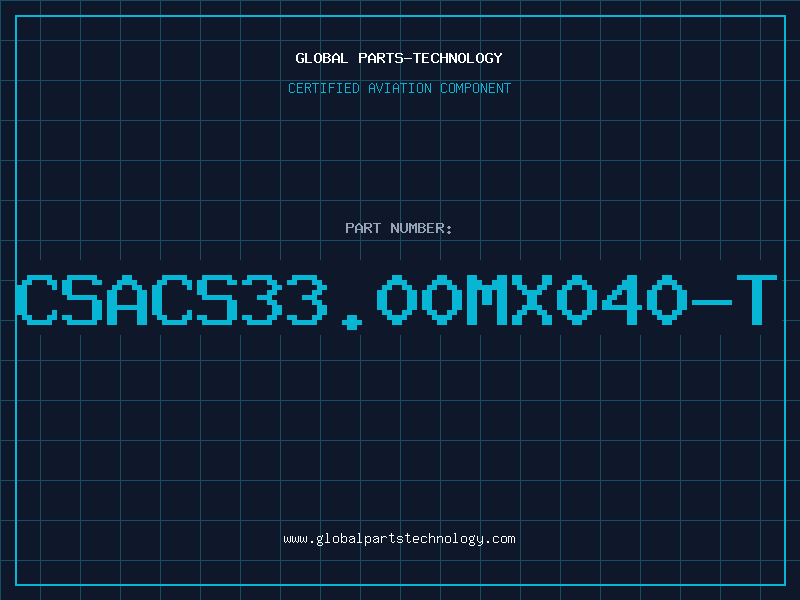 Aviation Part CSACS33.00MX040-T