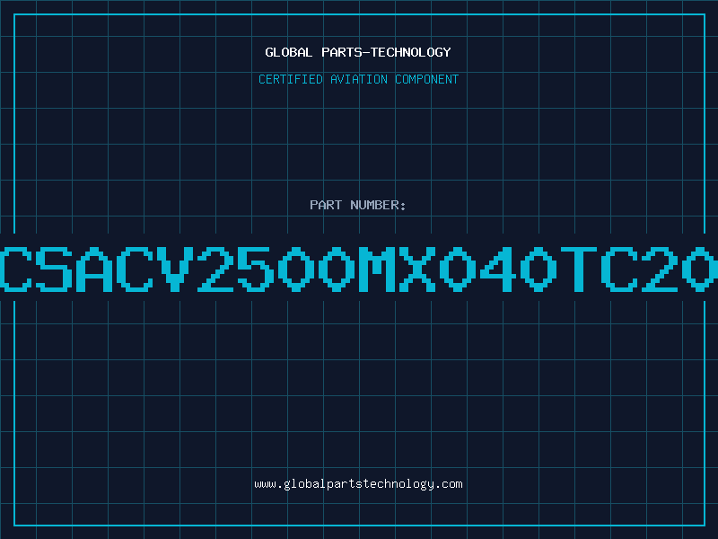 Aviation Part CSACV2500MX040TC20