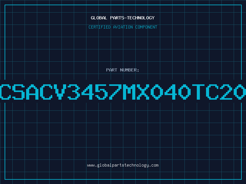 Aviation Part CSACV3457MX040TC20