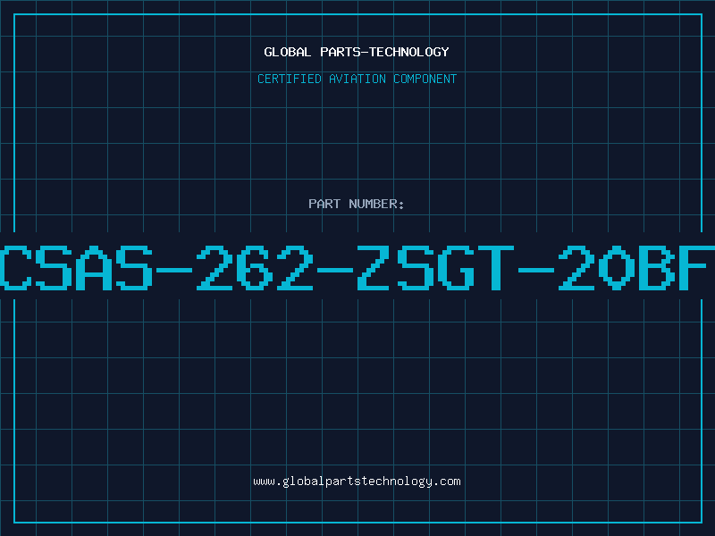 Aviation Part CSAS-262-ZSGT-20BF