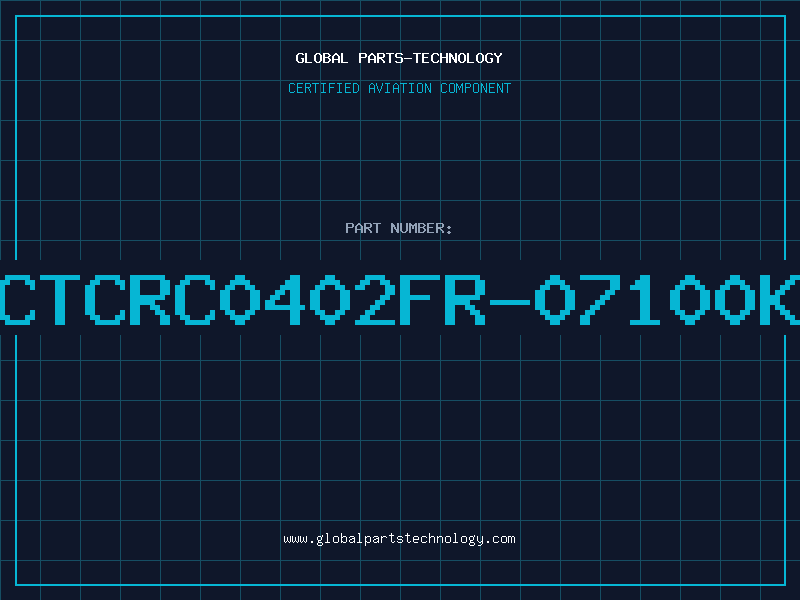 Aviation Part CTCRC0402FR-07100K