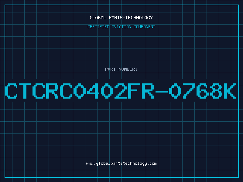 Aviation Part CTCRC0402FR-0768K