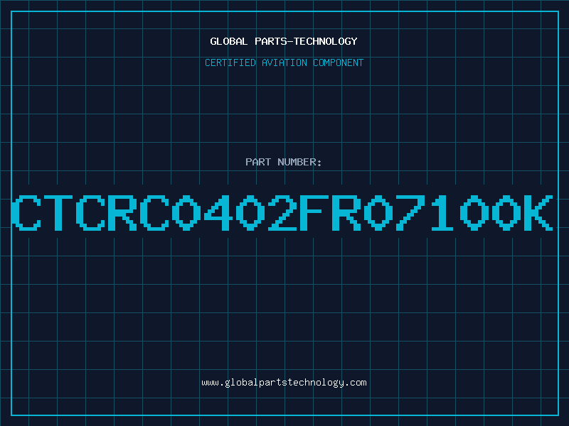 Aviation Part CTCRC0402FR07100K